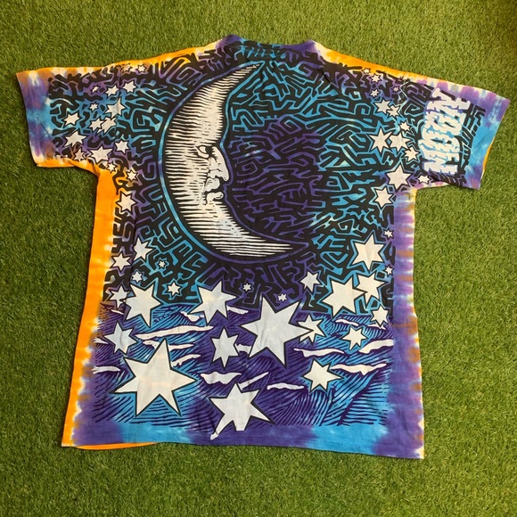 Sun and Moon Liquid Blue T-shirt - Picture 2 of 7